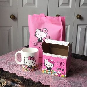 Hello kitty cafe official mug!